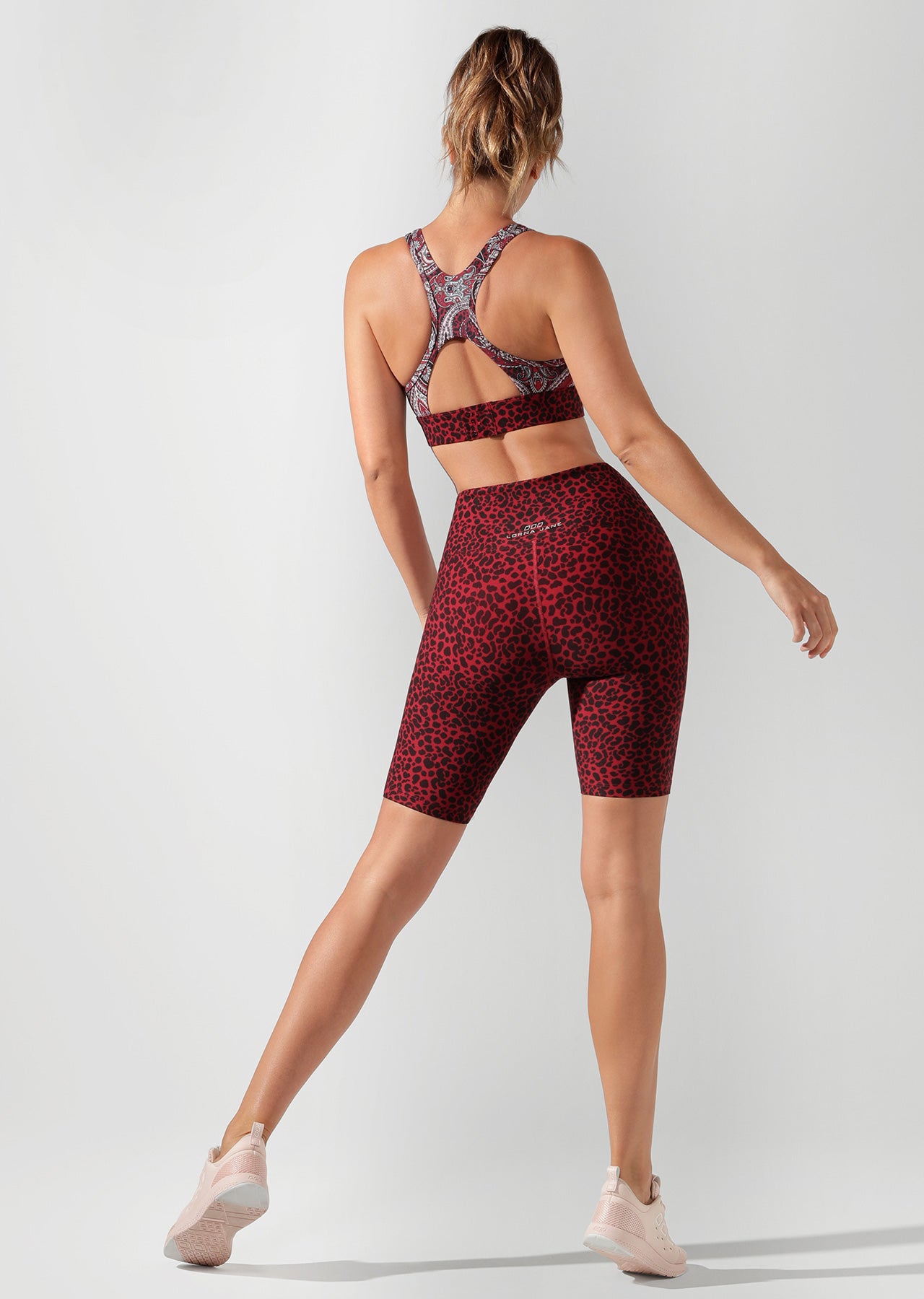 Lorna Jane Leopard Long Short Tight - Leopard Print