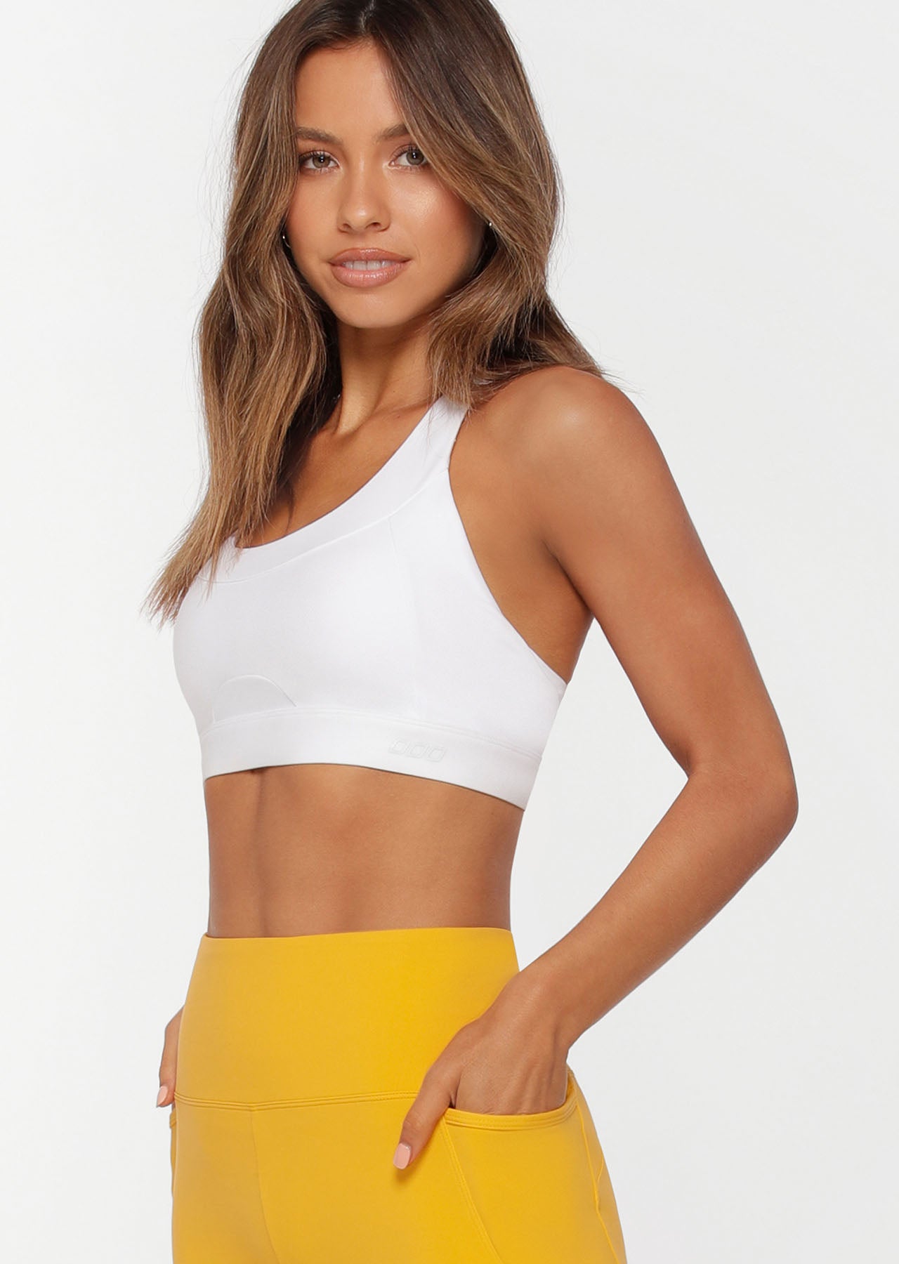 Lorna Jane Level Up Sports Bra - White