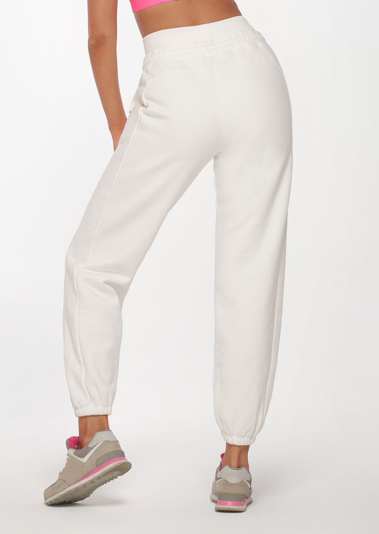 Lorna Jane Level Up Track Pants - Porcelain