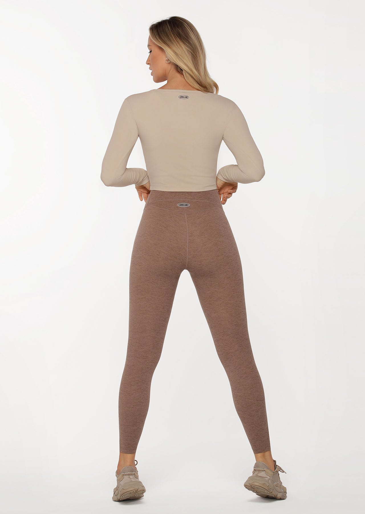 Lorna Jane Lifted Active Long Sleeve Top - Off White