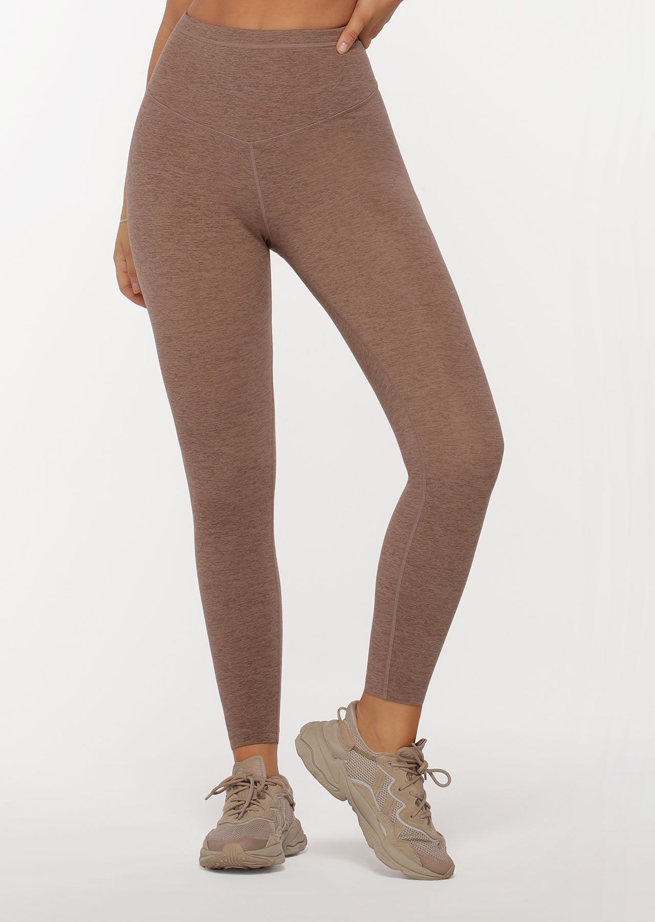 Lorna Jane Lifted Ankle Biter Leggings - Bone Marl