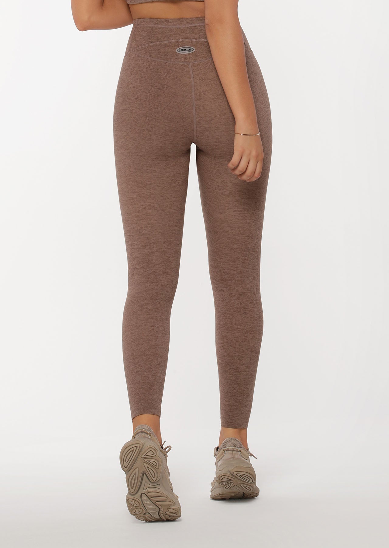 Lorna Jane Lifted Ankle Biter Leggings - Bone Marl