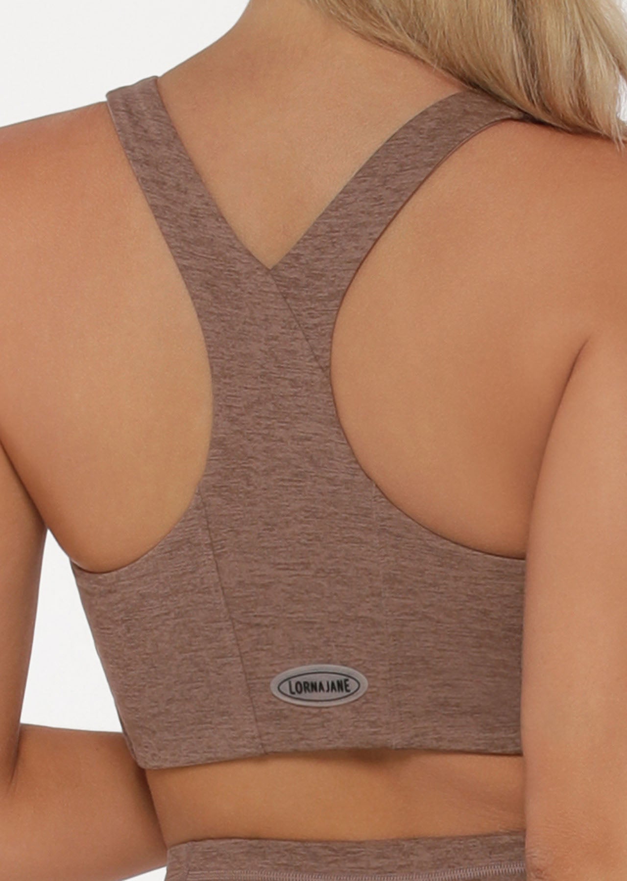 Lorna Jane Lifted Sports Bra - Bone Marl