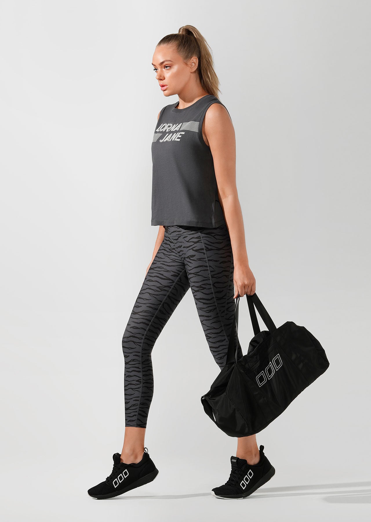 Lorna Jane Lightweight Gym Bag - Black