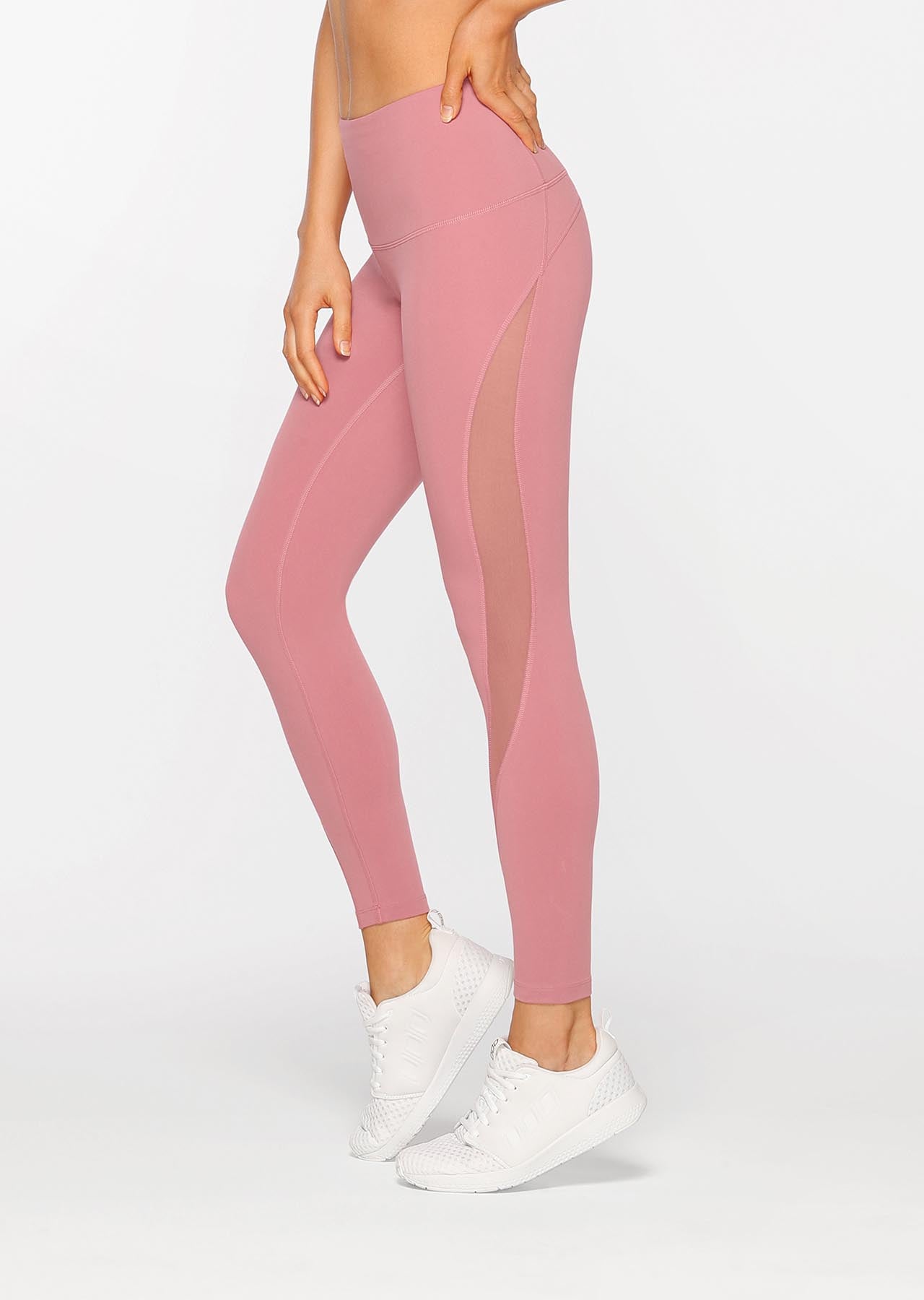 Lorna Jane Lilly Core Full Length Tight - Powdered Pink