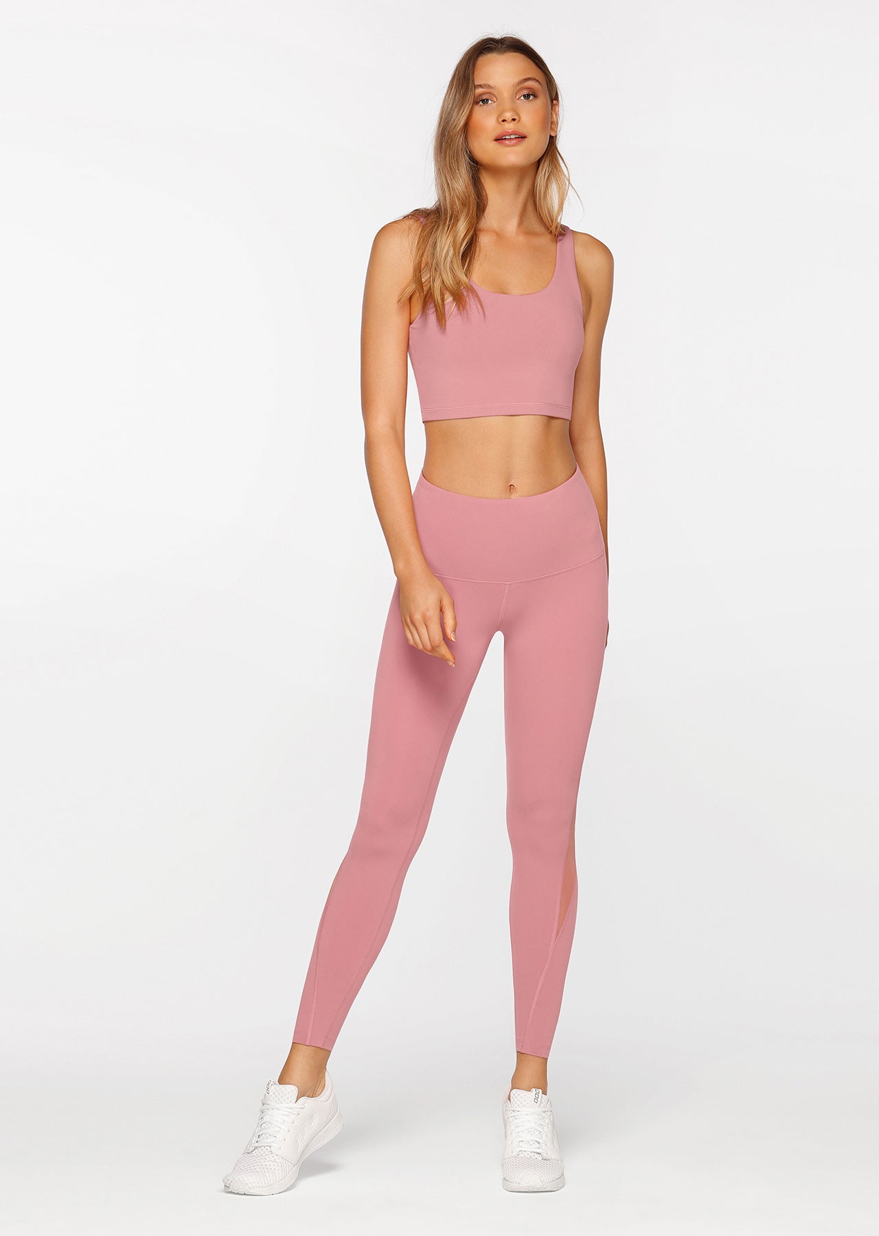 Lorna Jane Lilly Core Full Length Tight - Powdered Pink