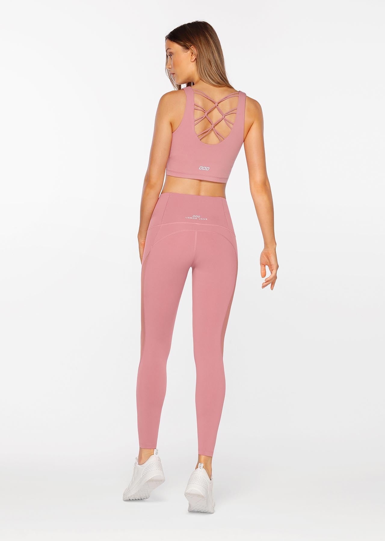 Lorna Jane Lilly Core Full Length Tight - Powdered Pink