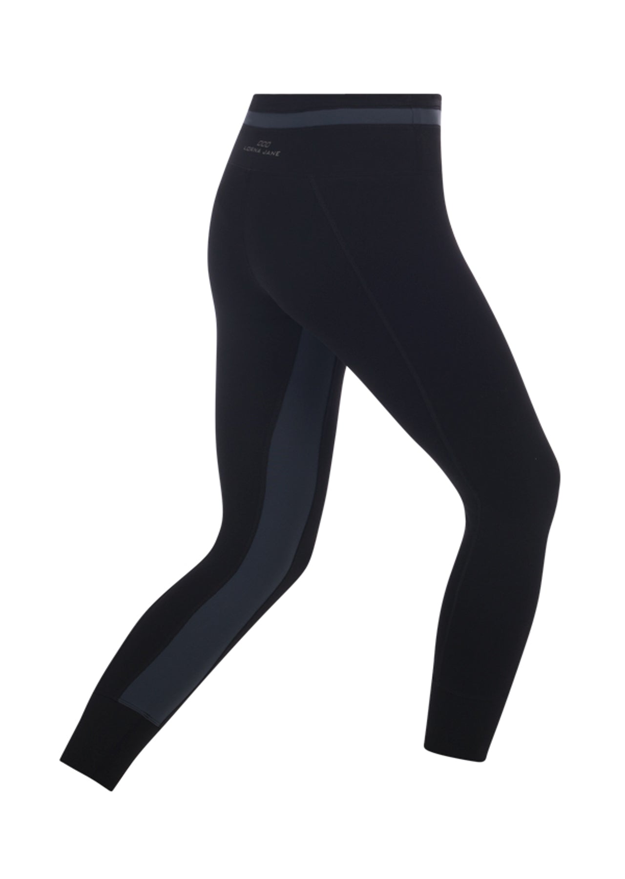 Lorna Jane Live Core Ankle Biter Tight - Black/Canyon