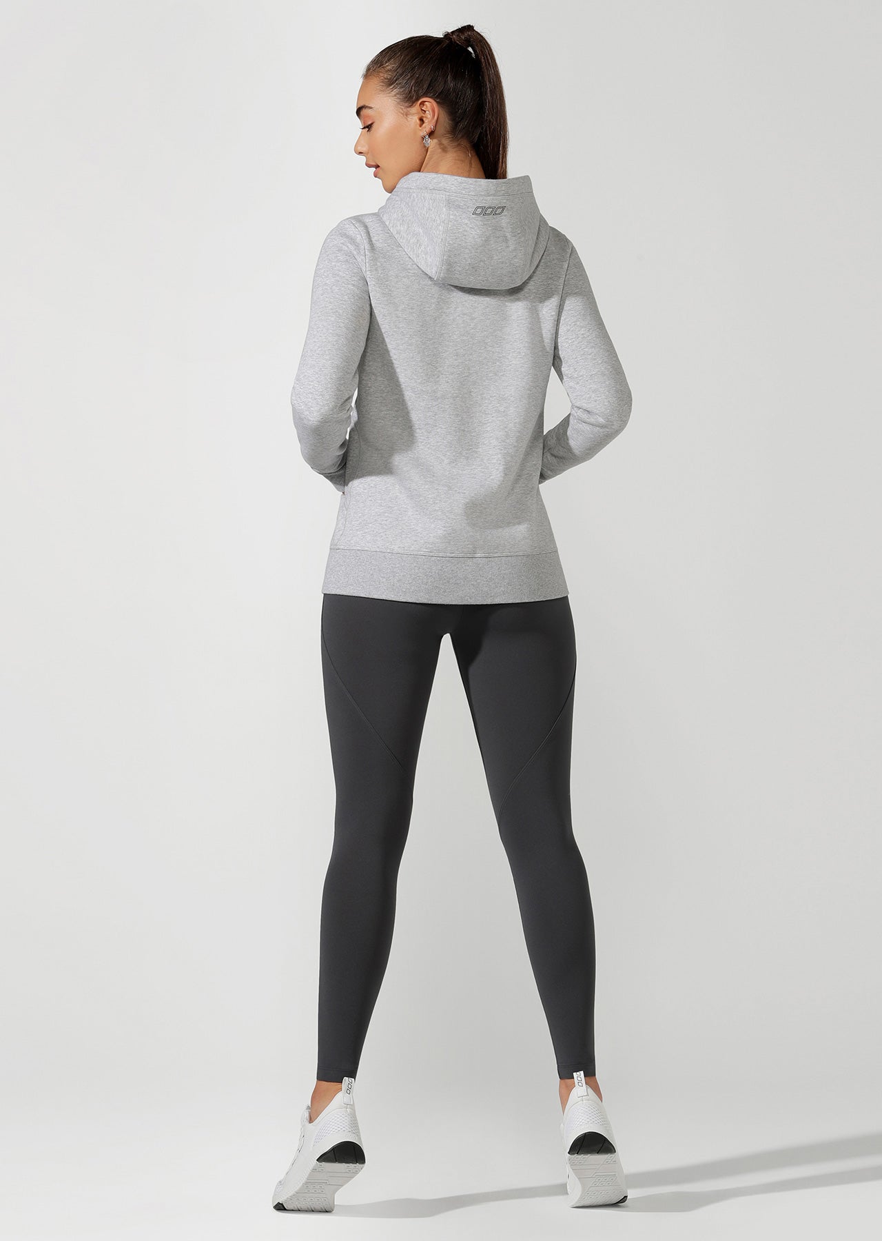 Lorna Jane LJ Active Hoodie - Grey Marl
