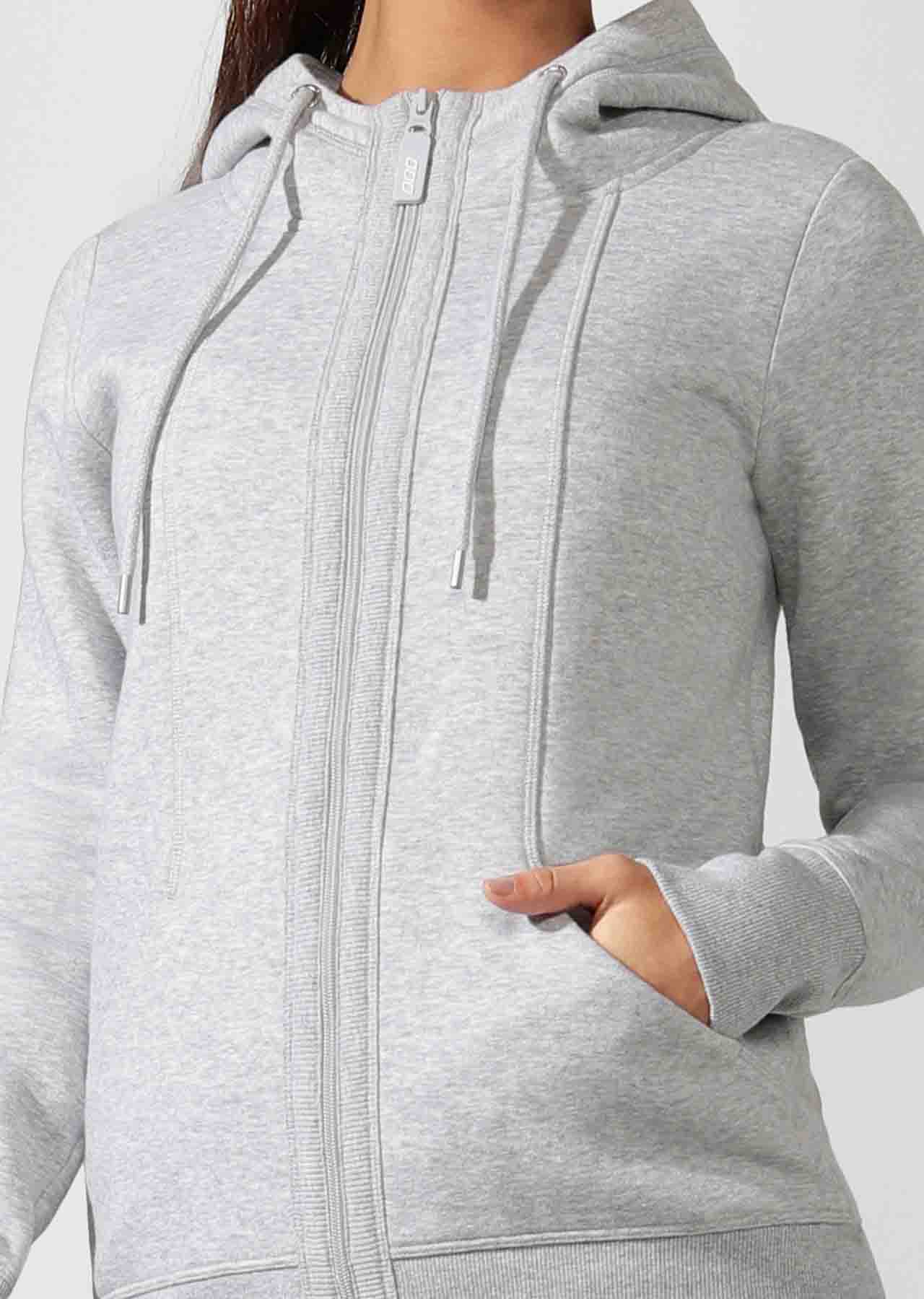 Lorna Jane LJ Active Hoodie - Grey Marl