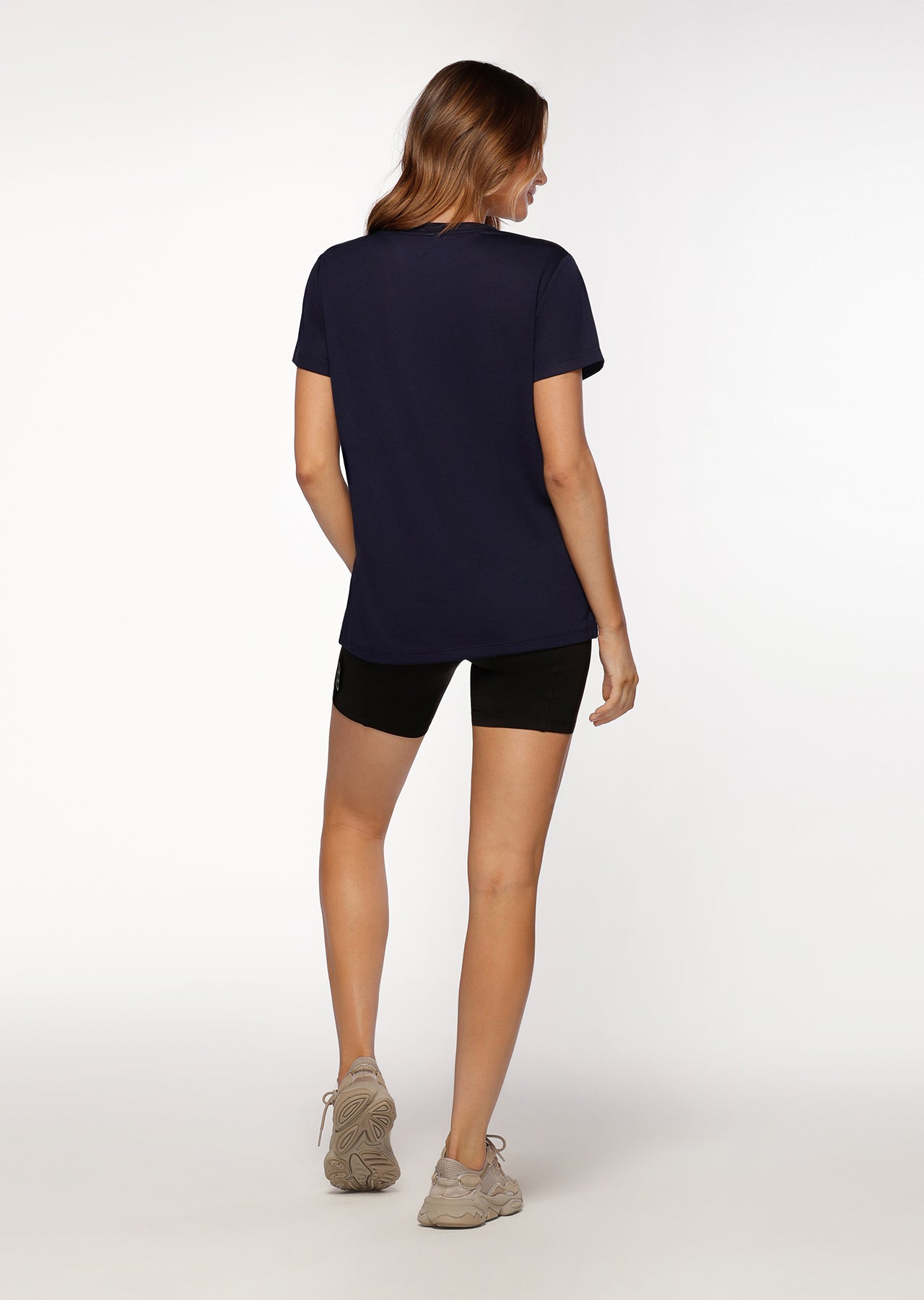 Lorna Jane LJ Athletic Oversized Tee - French Navy