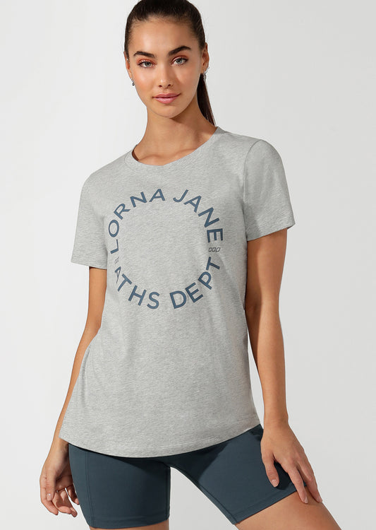 Lorna Jane LJ Boyfriend Tee - Grey Marl