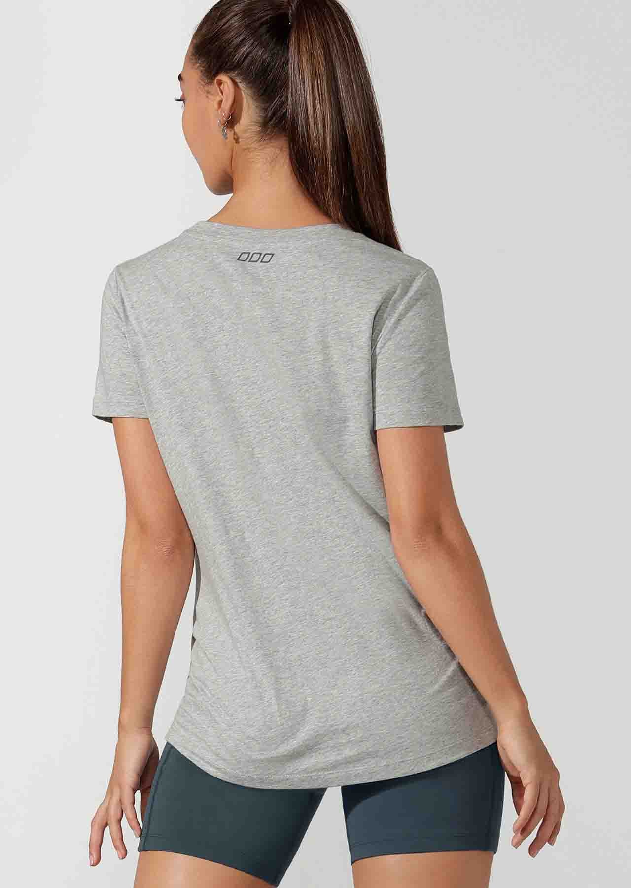 Lorna Jane LJ Boyfriend Tee - Grey Marl
