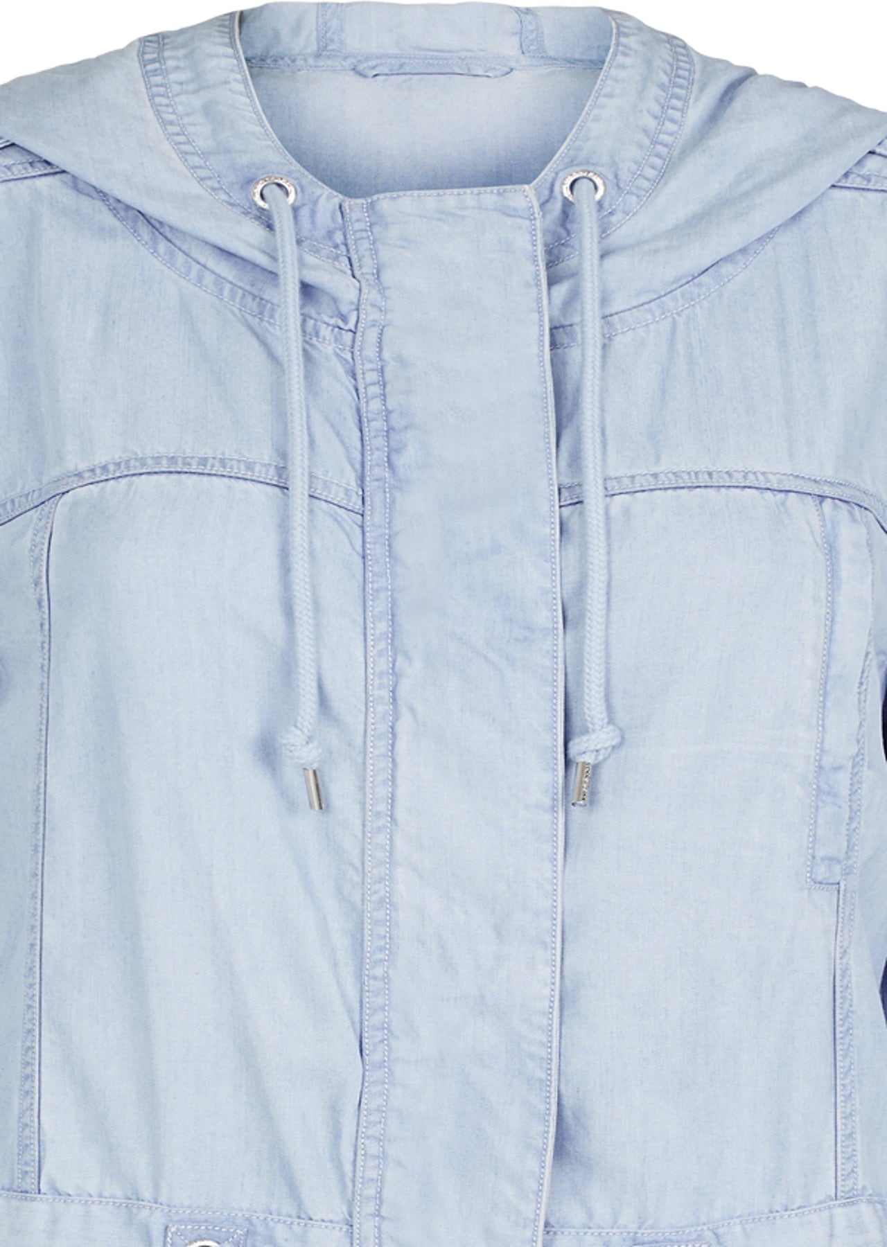 Lorna Jane LJ Chambray Parka - Pale Blue