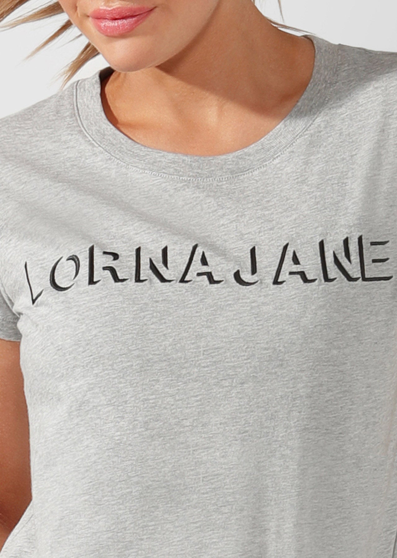 Lorna Jane LJ Classic T-Shirt - Grey Marl