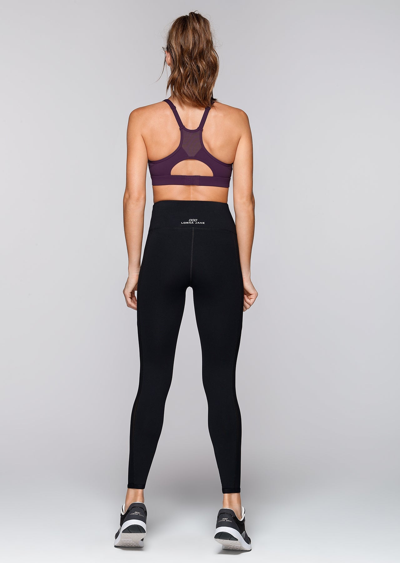 Lorna Jane LJ Core High Waisted F/L Tight - Black