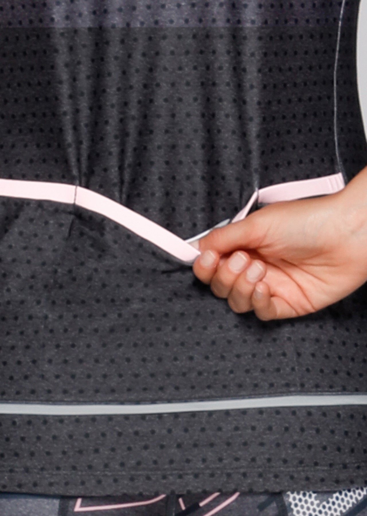 Lorna Jane LJ Cycle Jersey - Char Marl