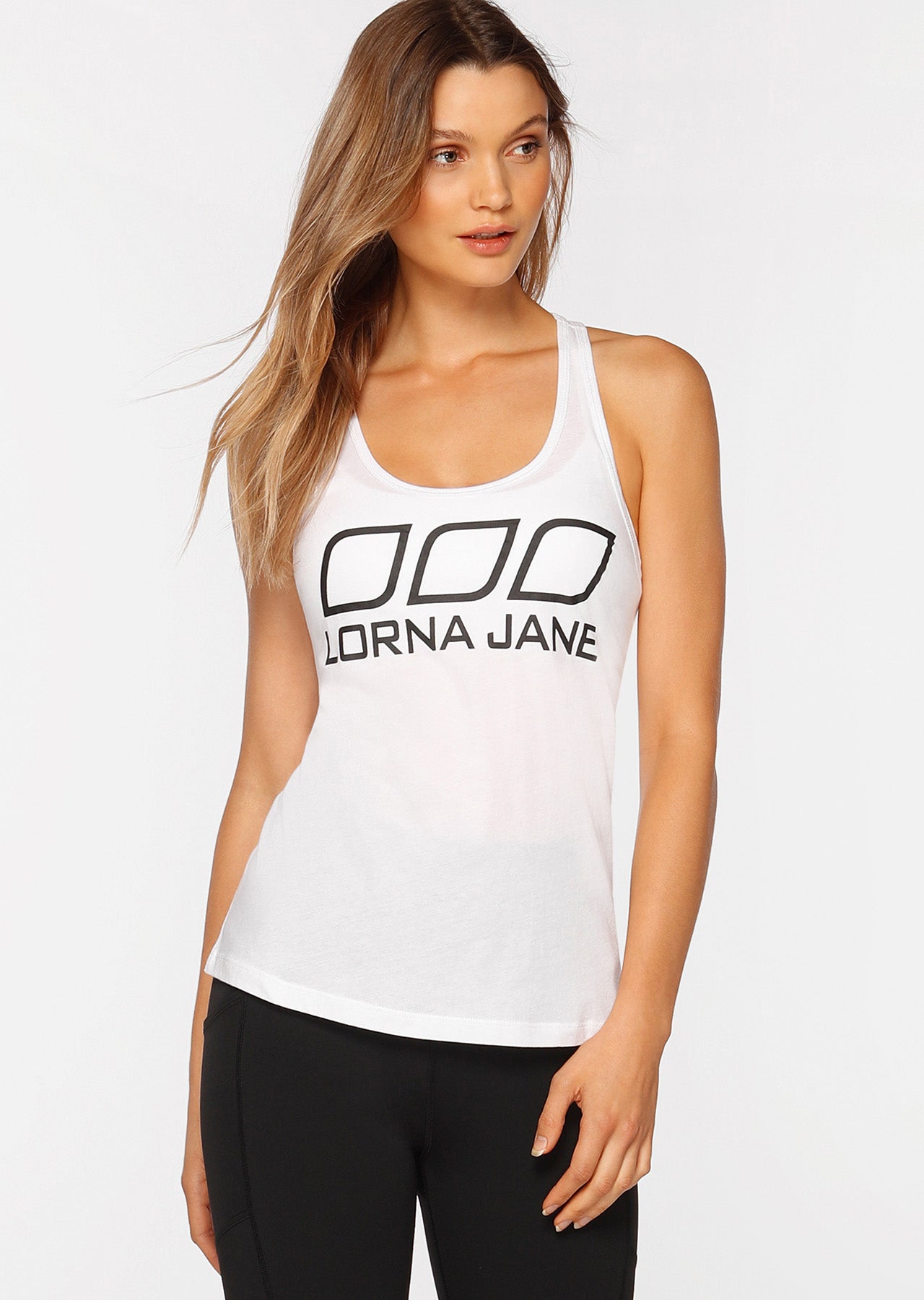 Lorna Jane LJ Essential Tank - White