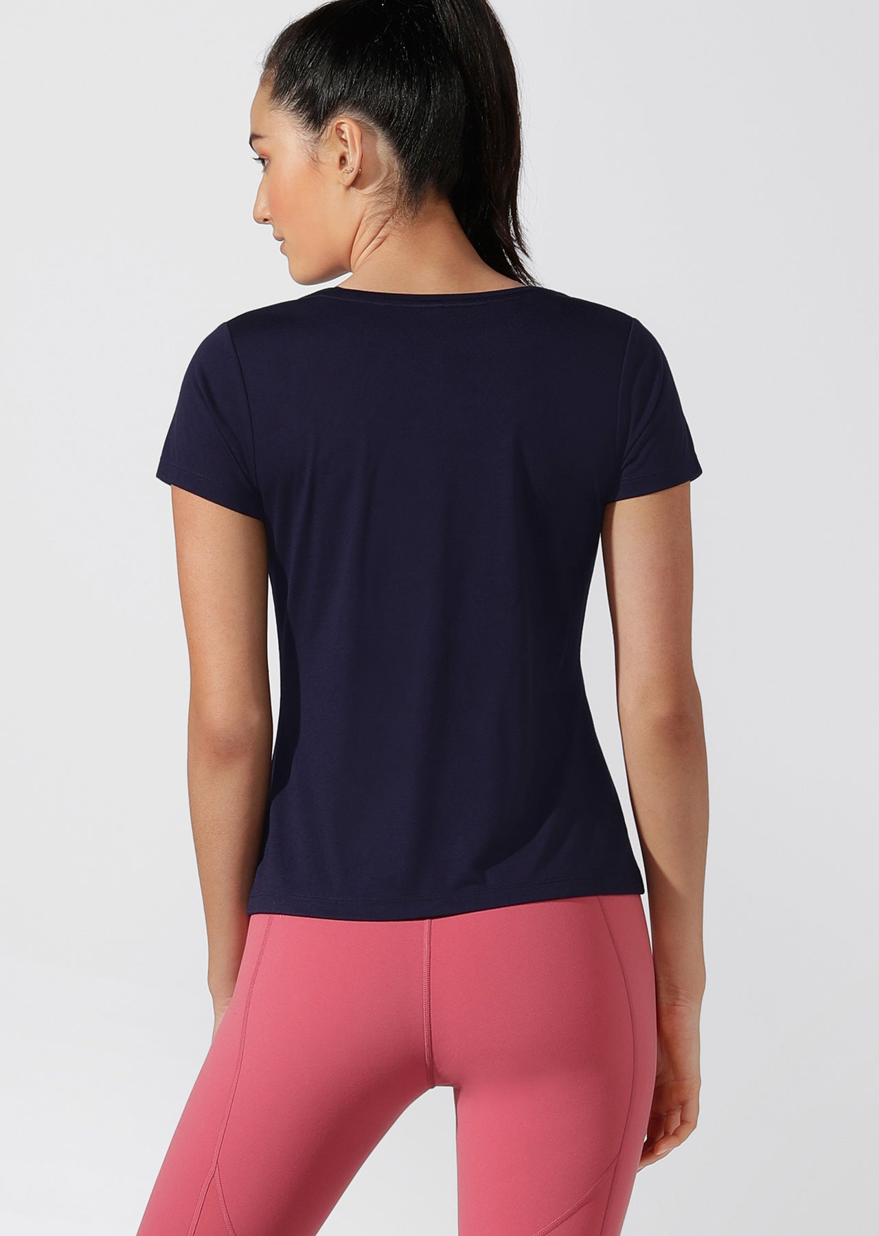 Lorna Jane LJ Iconic Slim Fit Active Tee - French Navy