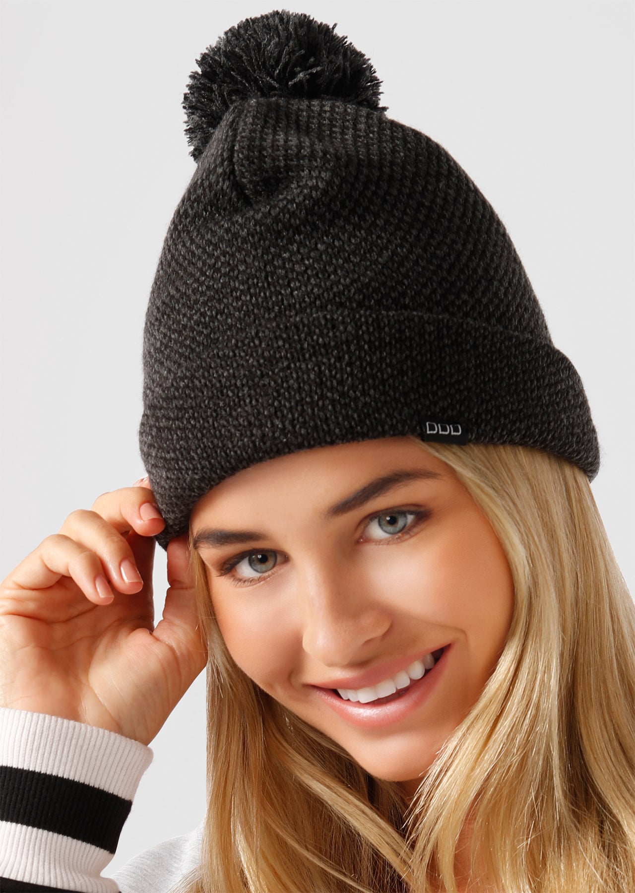 Lorna Jane LJ Keep Warm Beanie - Black Marl