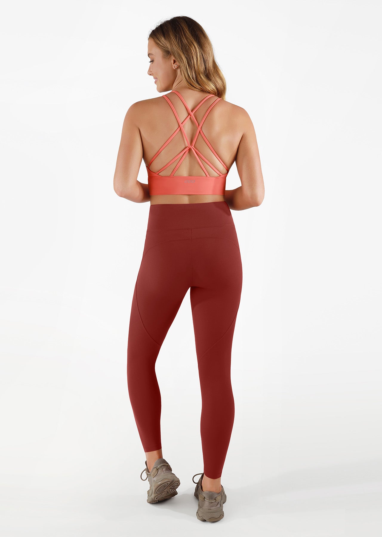 Lorna Jane LJ Long Line Bra - Satsuma