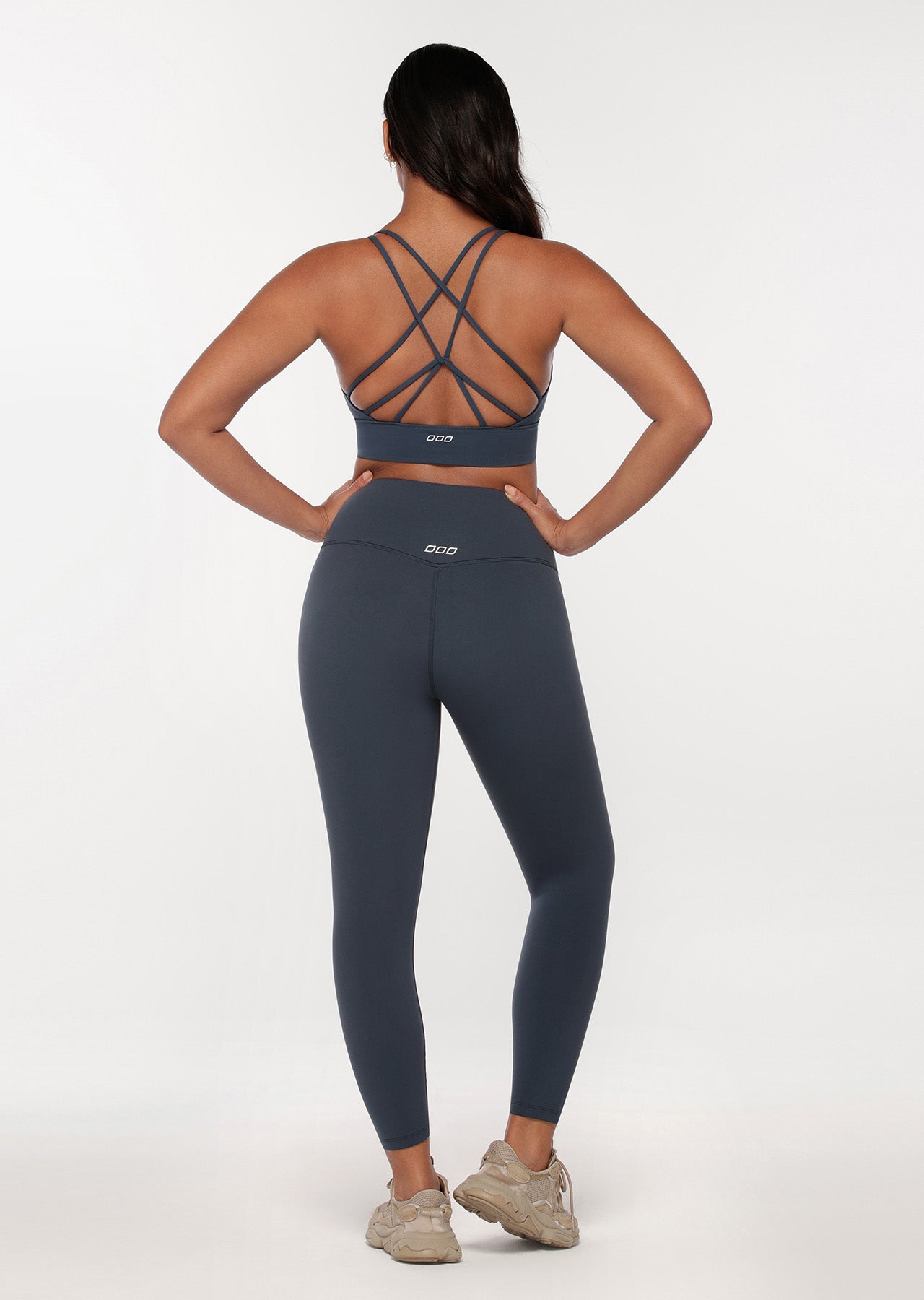 Lorna Jane LJ Long Line Sports Bra - Night Time Blue