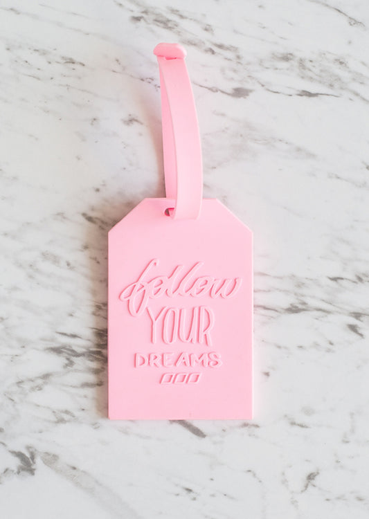 Lorna Jane LJ Luggage Tag - Pale Fairy Floss