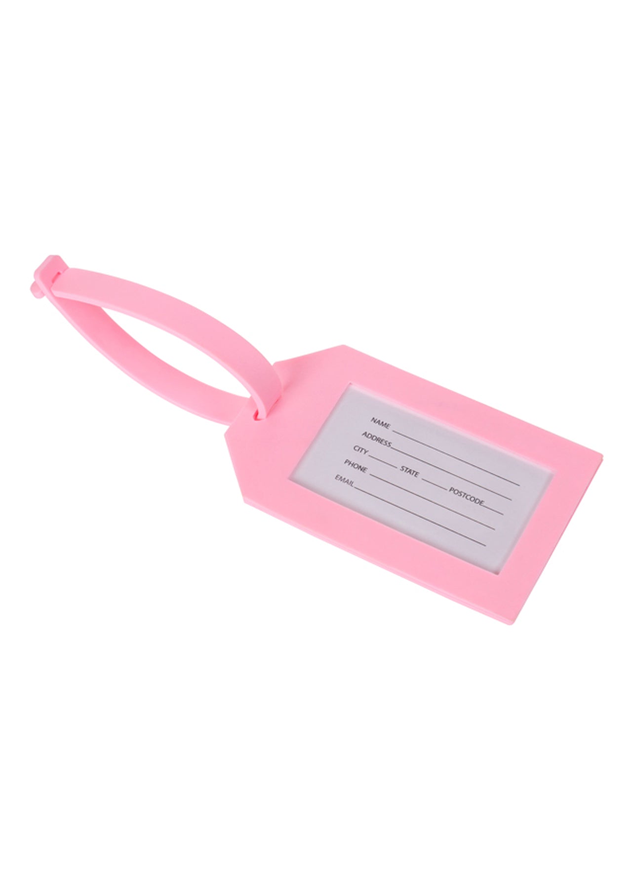 Lorna Jane LJ Luggage Tag - Pale Fairy Floss