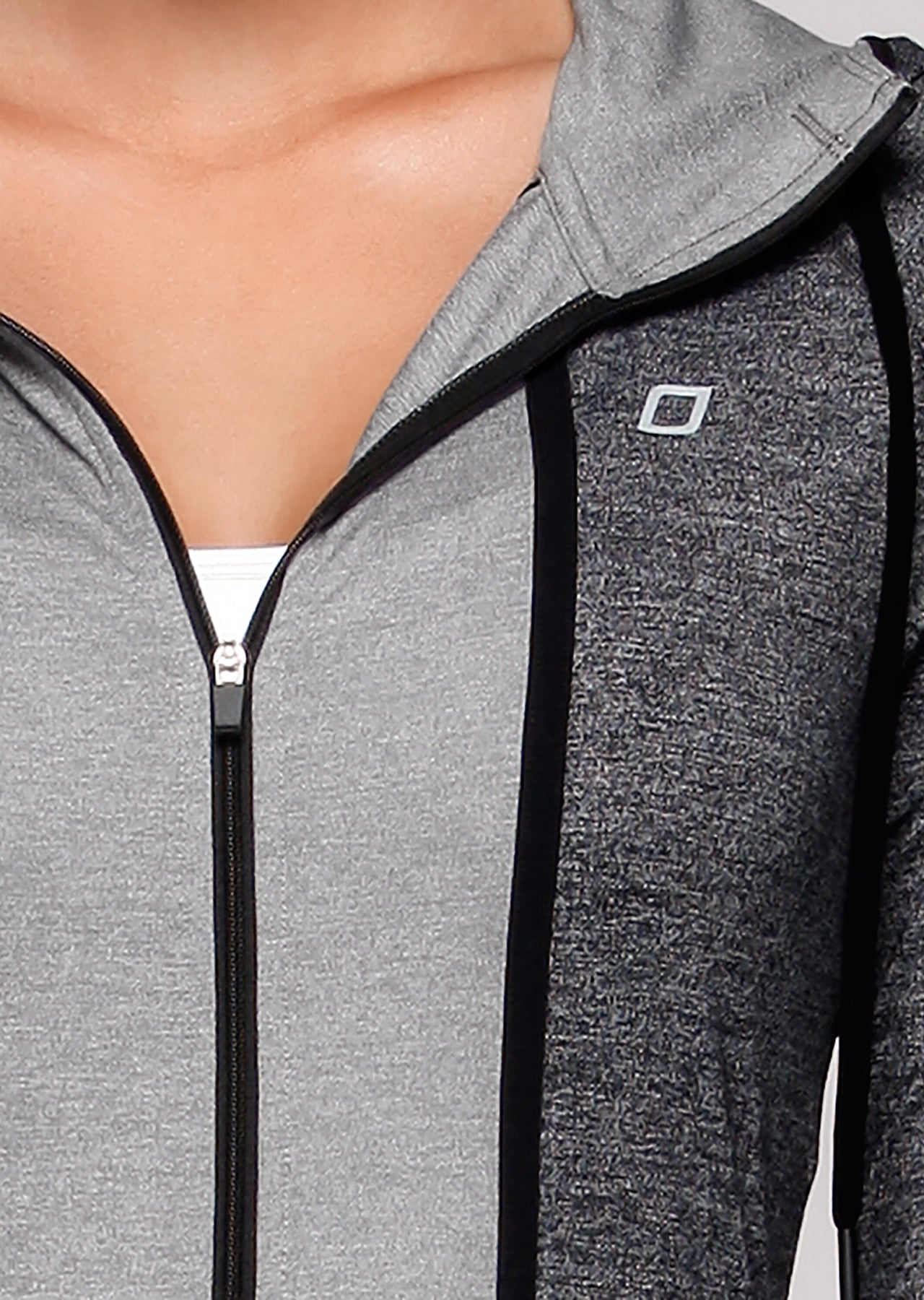 Lorna Jane LJ Luxe Hooded Maxum - Grey Marl