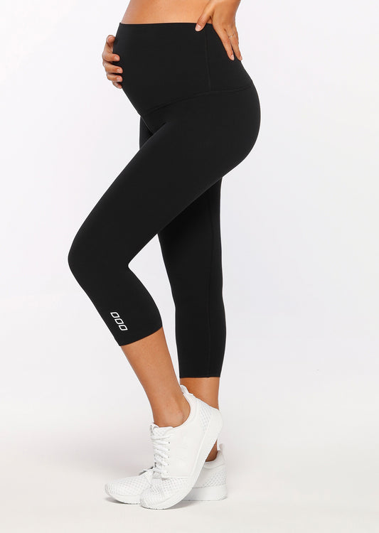 Lorna Jane LJ Maternity 7/8 Leggings - Black