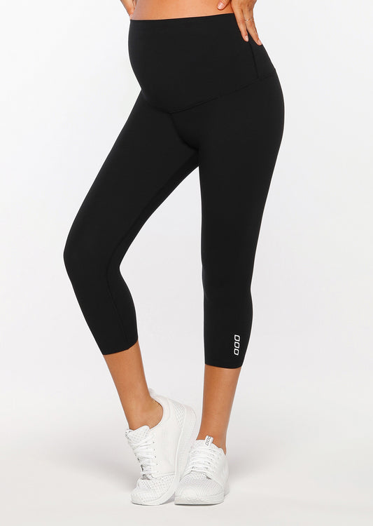 Lorna Jane LJ Maternity 7/8 Length Tight - Black