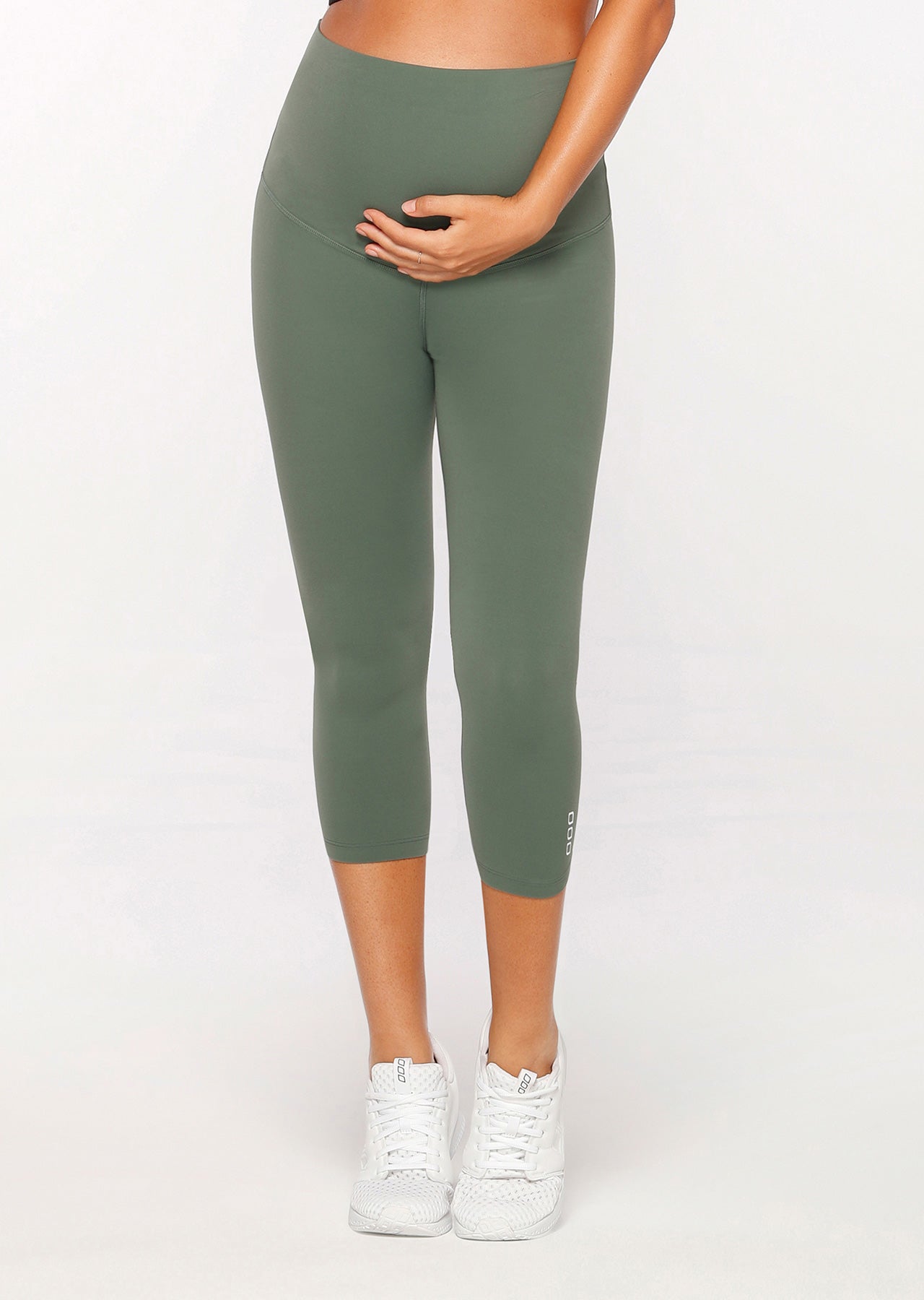 Lorna Jane LJ Maternity 7/8 Leggings - Military