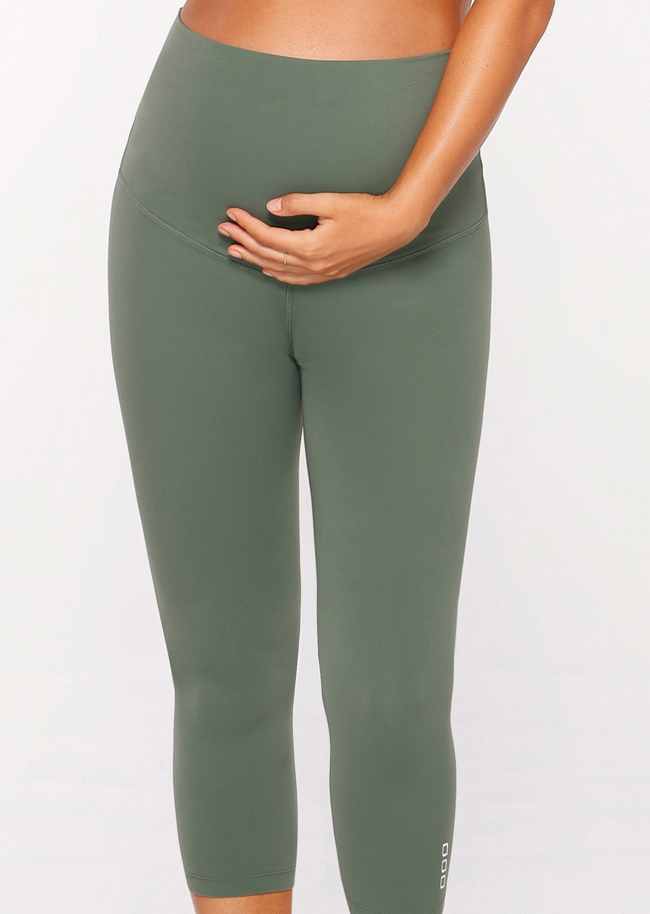 Lorna Jane LJ Maternity 7/8 Leggings - Military