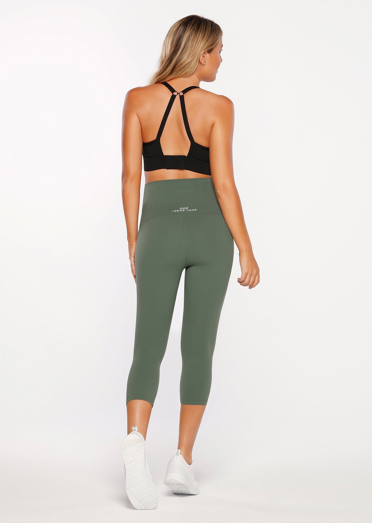 Lorna Jane LJ Maternity 7/8 Leggings - Military