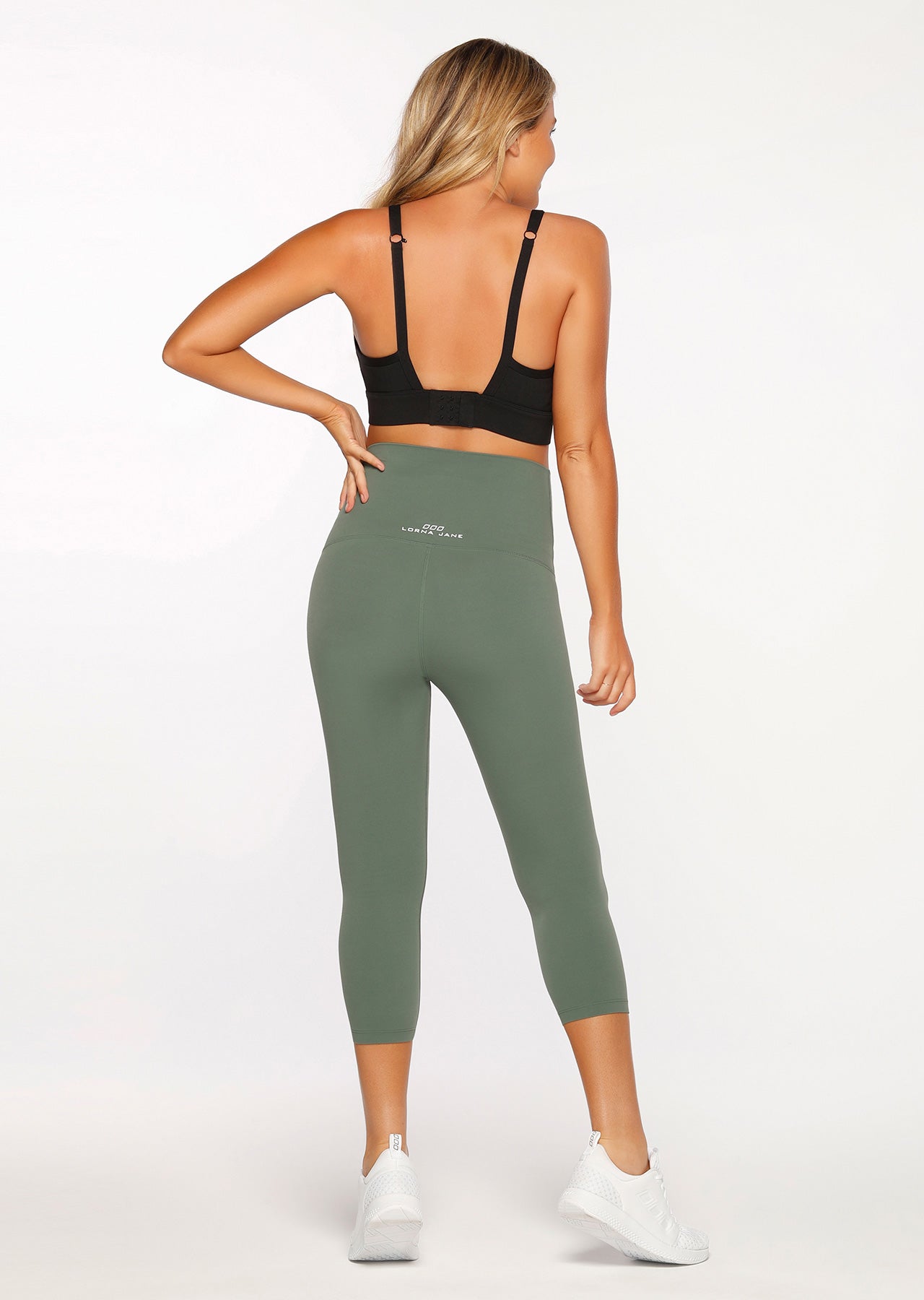 Lorna Jane LJ Maternity 7/8 Leggings - Military