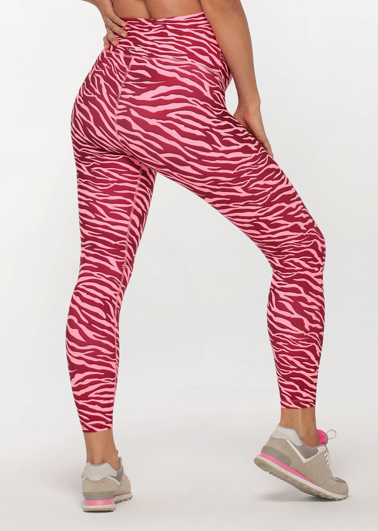 Lorna Jane LJ Maternity Ankle Biter Leggings - Bright Zebra Print