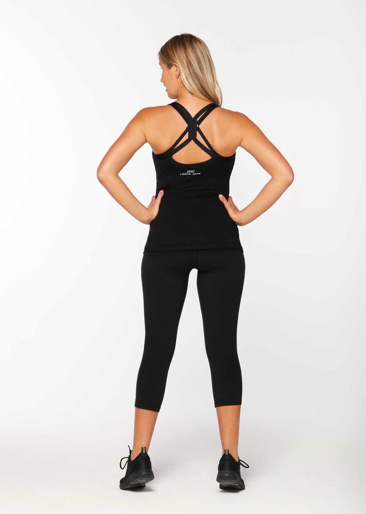 Lorna Jane LJ Maternity Excel Tank - Black