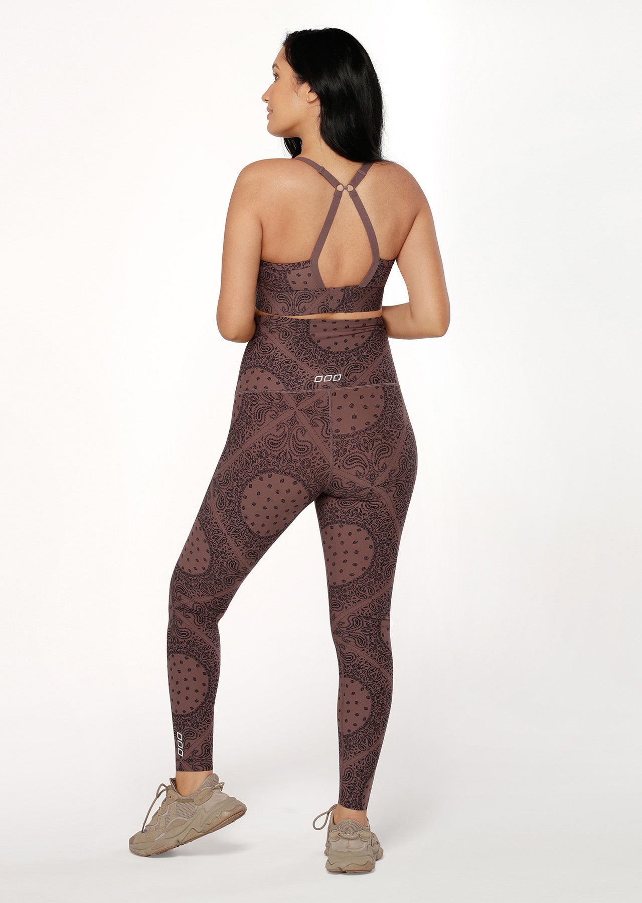 Lorna Jane LJ Maternity Full Length Leggings - Bandana Print