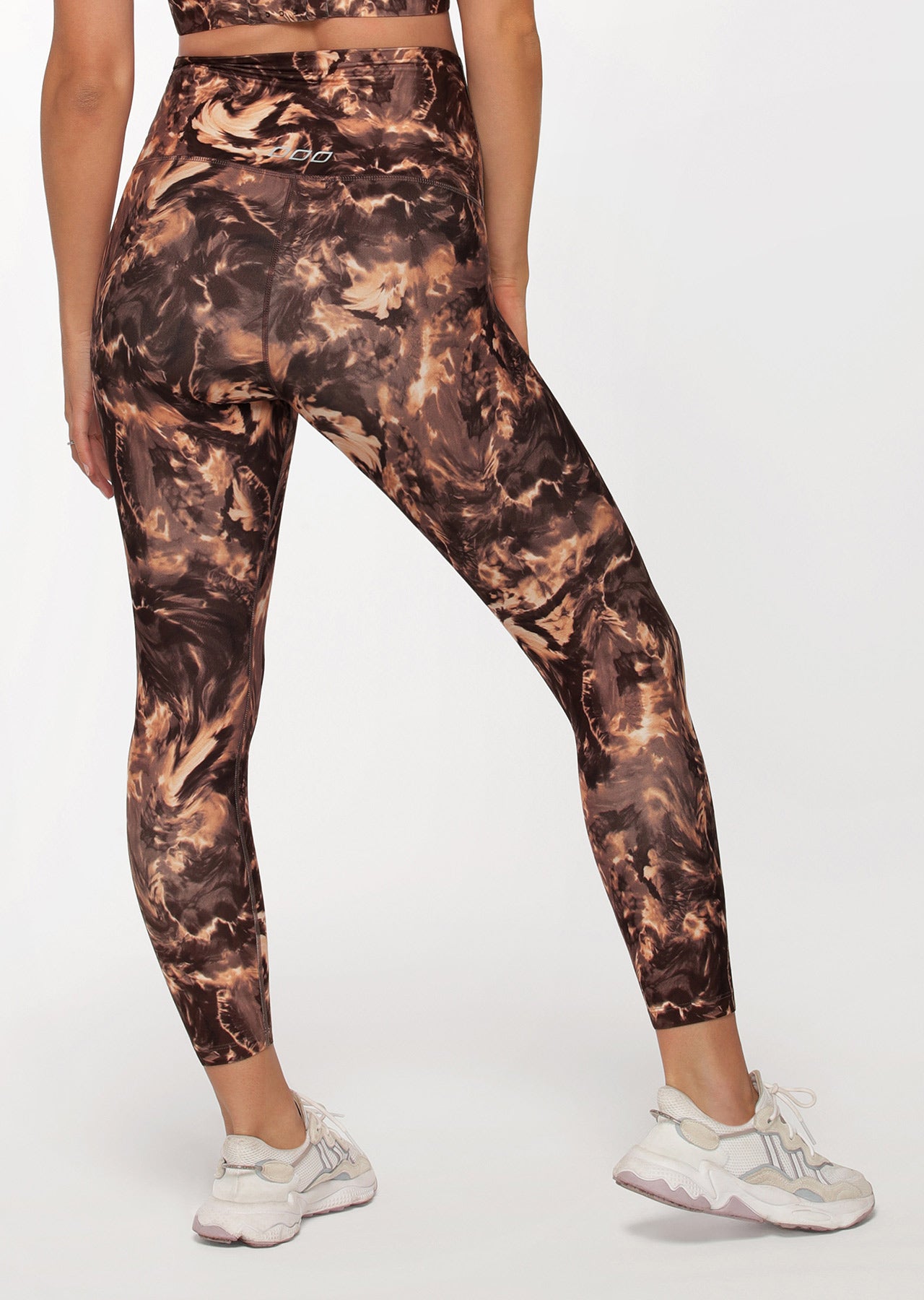 Lorna Jane LJ Maternity Printed Ankle Biter Leggings - Marble Print