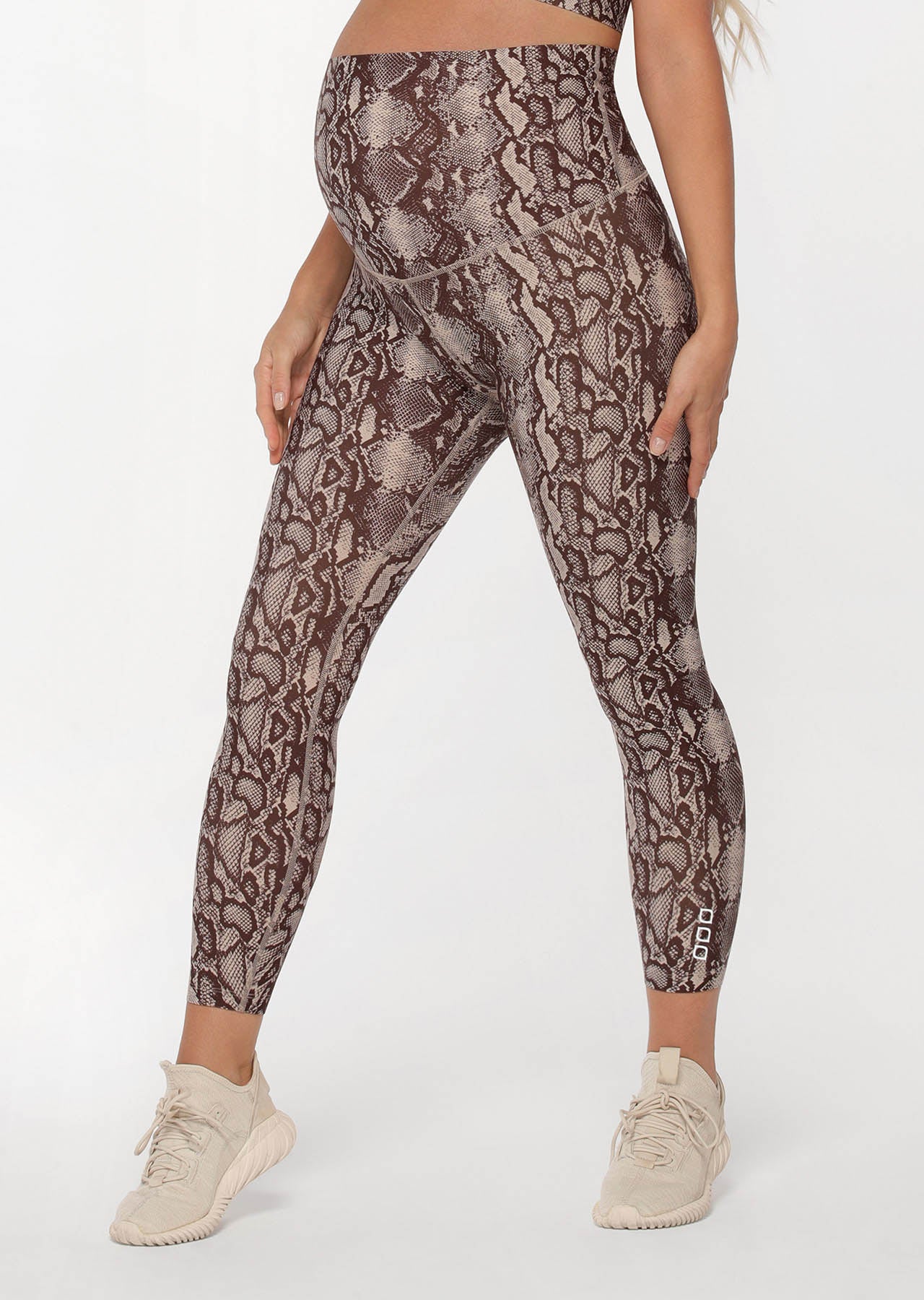 Lorna Jane LJ Maternity Printed Ankle Biter Leggings - Viper Print