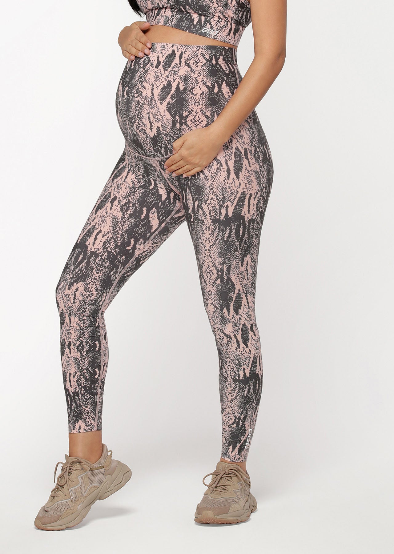 Lorna Jane LJ Maternity Printed Ankle Biter Leggings - Venom Print