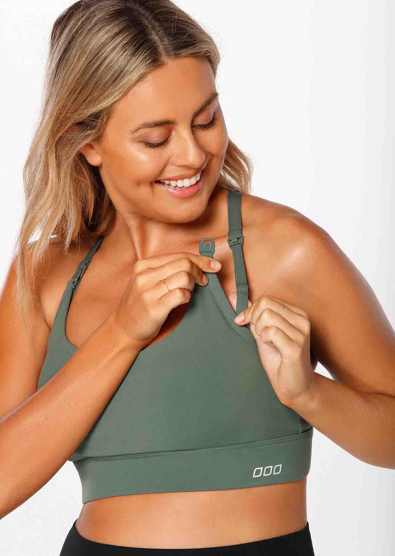 Lorna Jane LJ Nursing Bra - Military