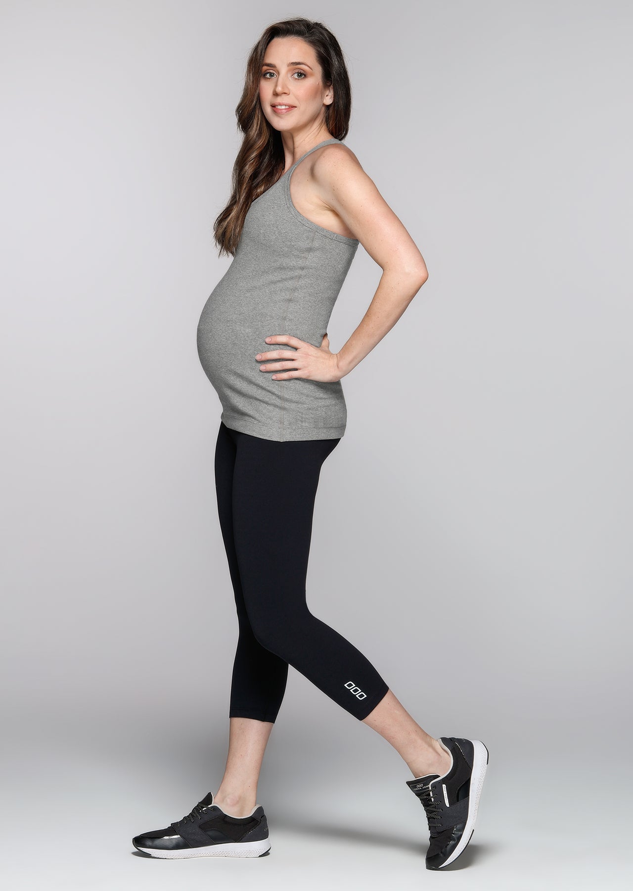 Lorna Jane LJ Maternity Tank - Mid Grey Marl