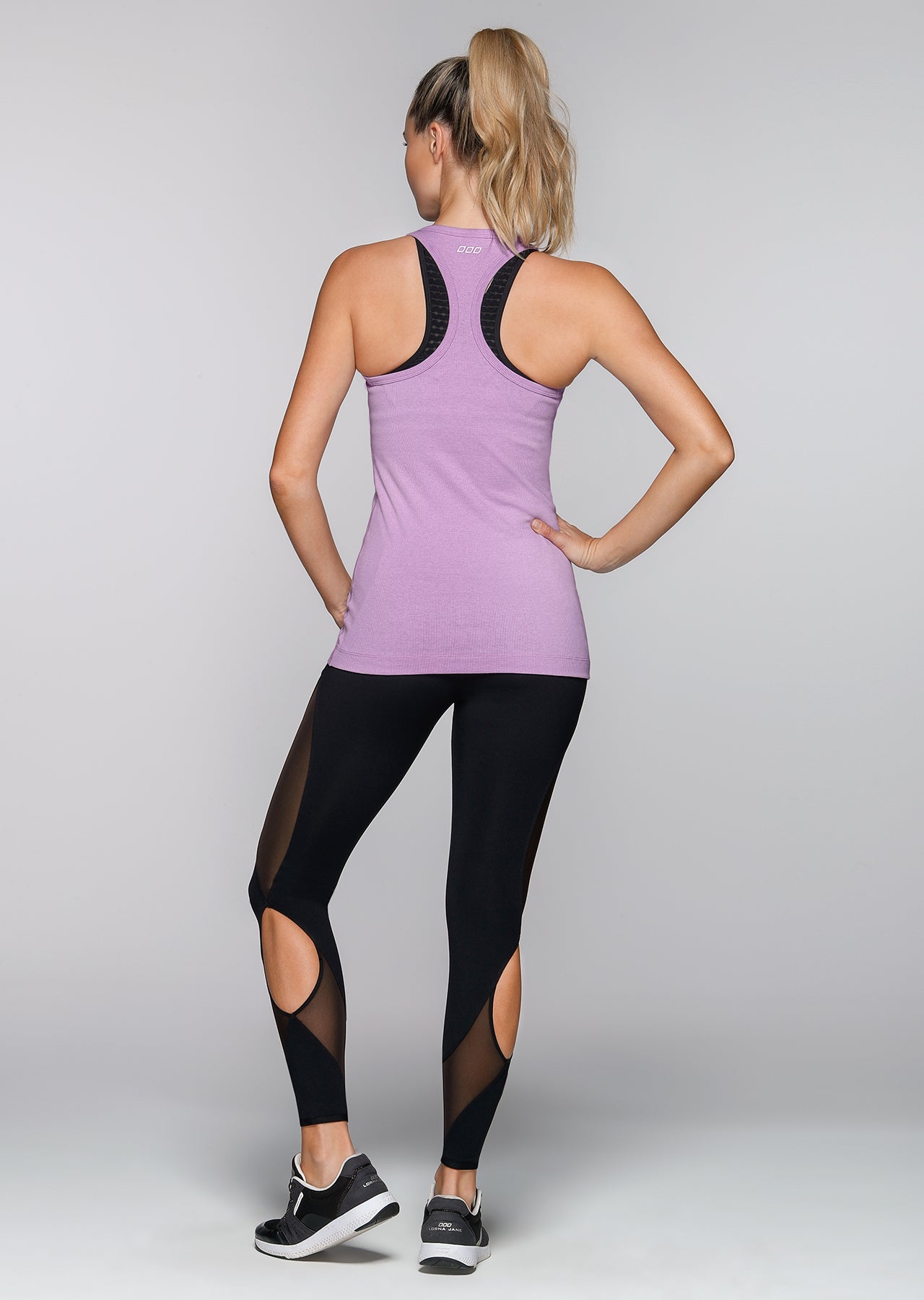 Lorna Jane LJ Maternity Tank - Soft Lilac Marl