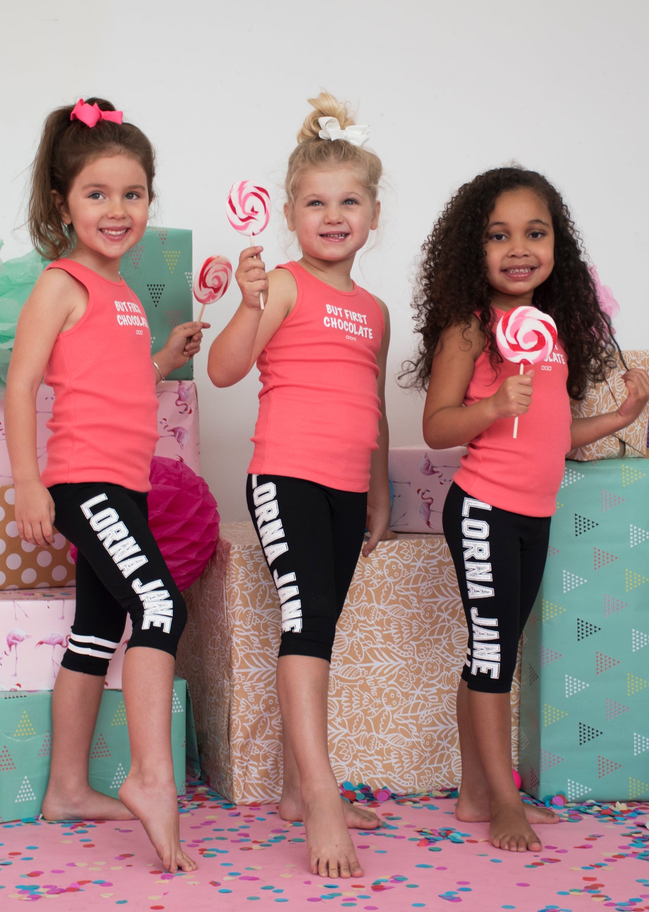 Lorna Jane LJ Retro 3/4 Tight - Black