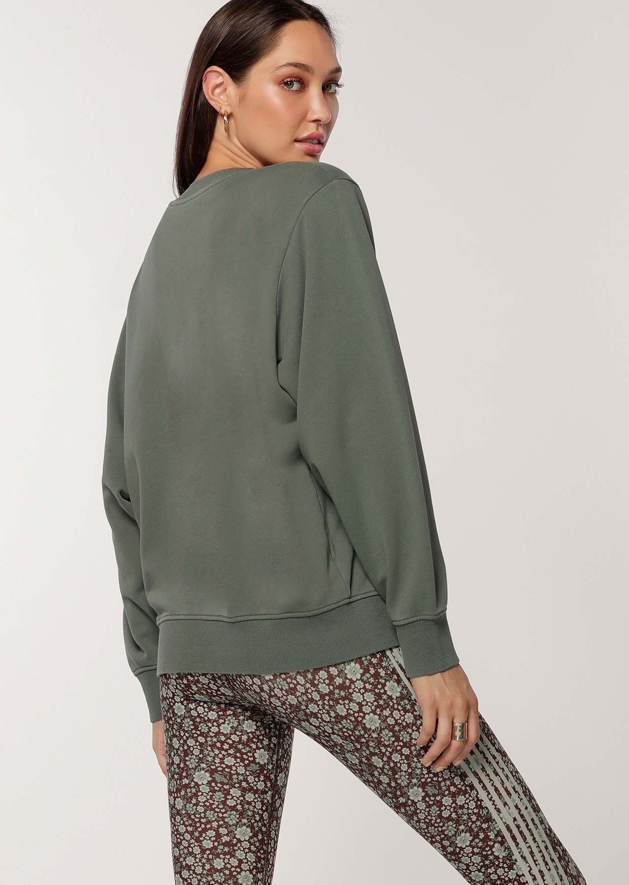 Lorna Jane LJ Retro Iconic Sweat - Military