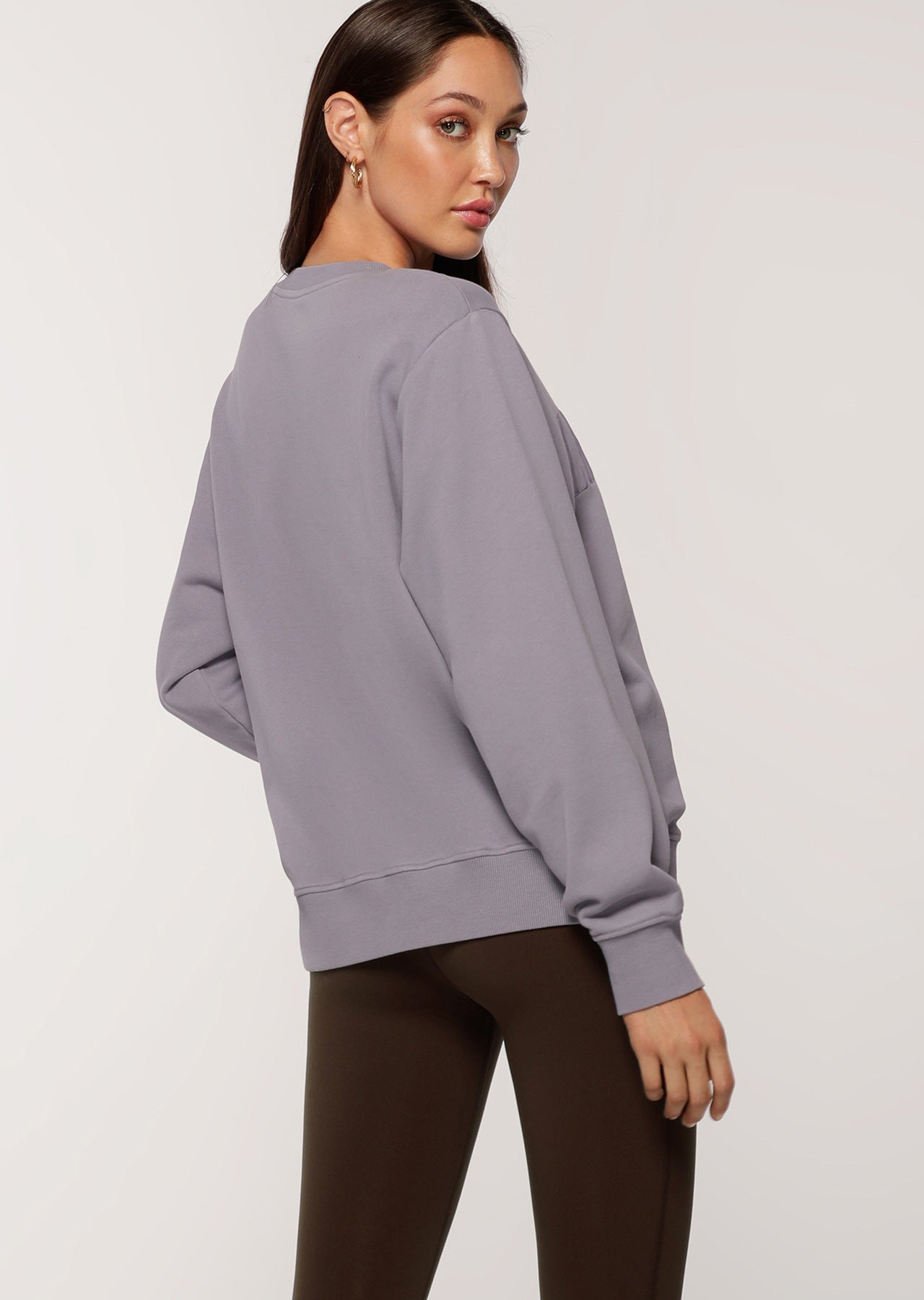 Lorna Jane LJ Retro Iconic Sweat - Soft Mauve