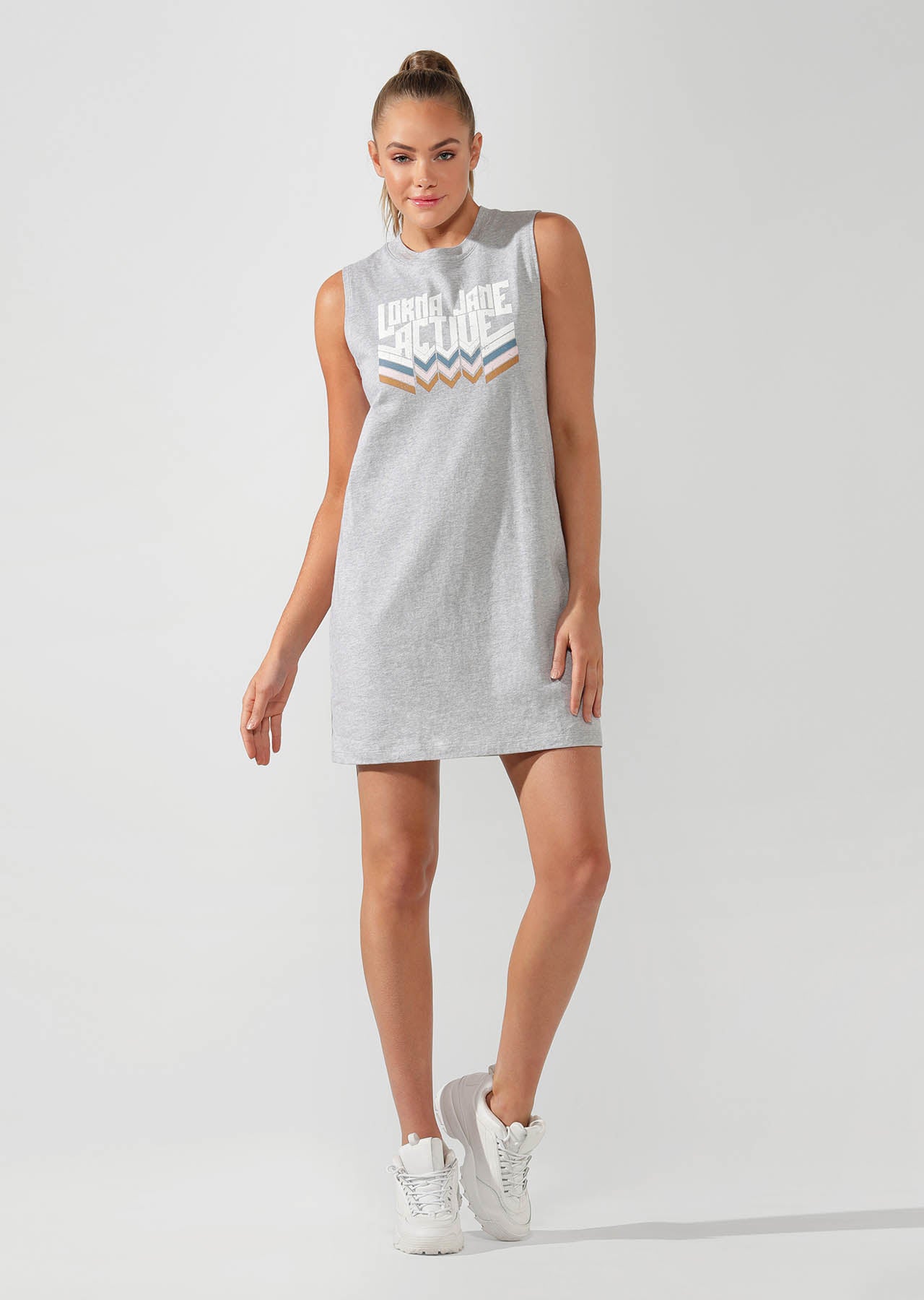 Lorna Jane LJ Rocker Everywhere Dress - Grey Marl