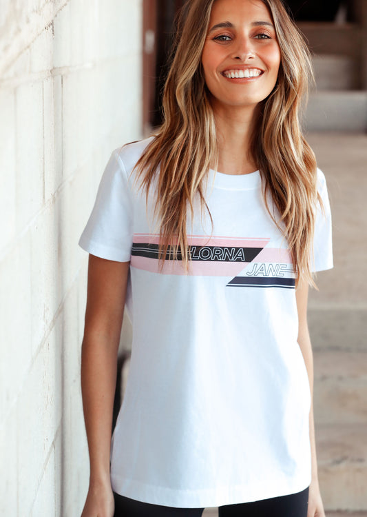 Lorna Jane LJ Street Style Tee - White