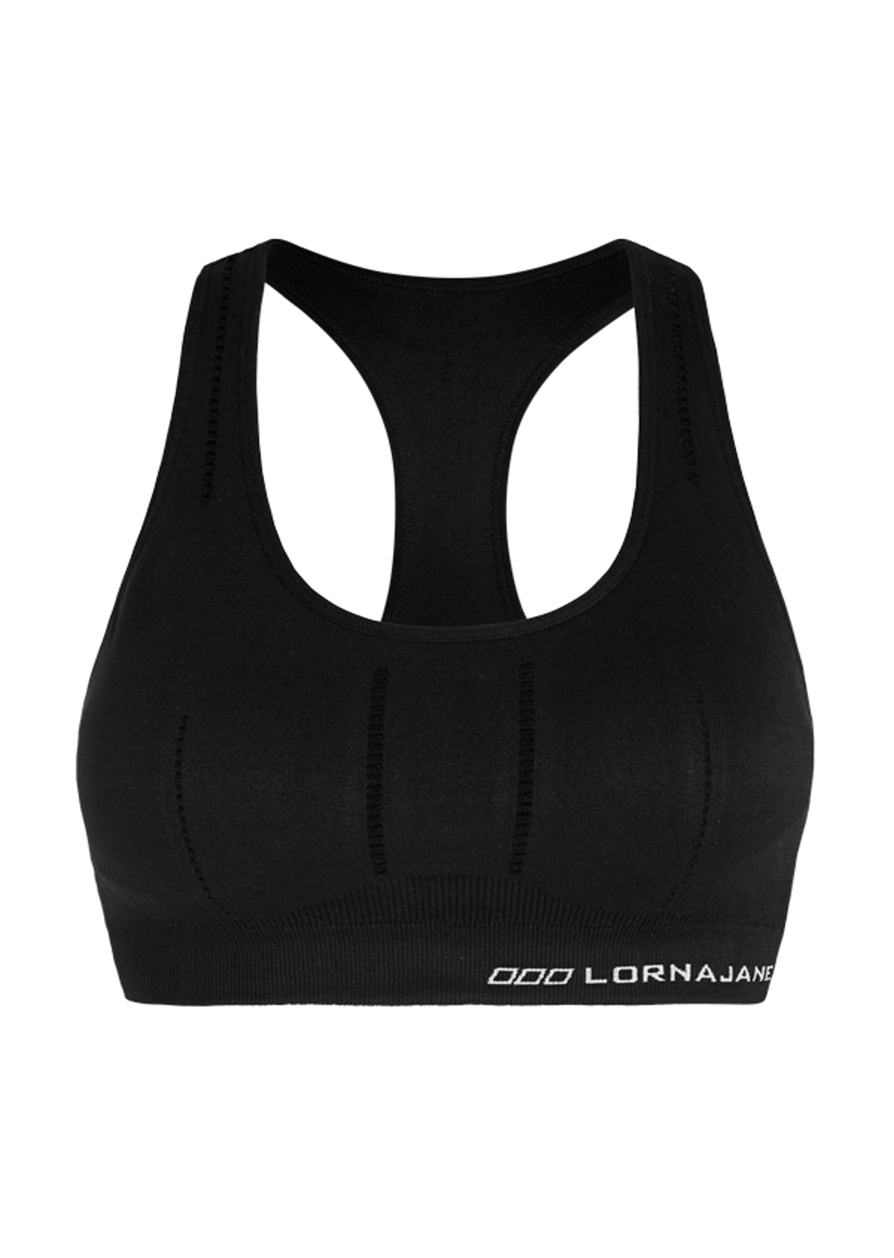 Lorna Jane LJ T-Back Seamless Bra - Black